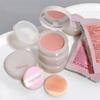GEGE BEAR Air Cushion Blusher with Mini Puff, Soft Waxy Texture Blush Cream 6 Colors Natural Cheeks Blush