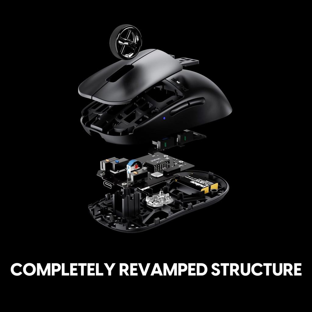 Pulsar Gaming Gears X2 v3 mini Wireless Gaming Mouse Ultra Light 51g Symmetrical 1ms 32000 DPI Optical swhich Flagship Sensor 2.4Ghz XS-1