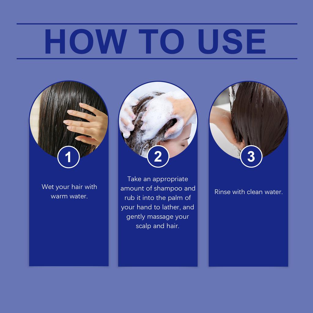 HOEGOA Selenium Disulfide Shampoo Series Oil Controlling, Soothing, Refreshing, Anti-dandruff, Fluffy and Fragrant Shampoo