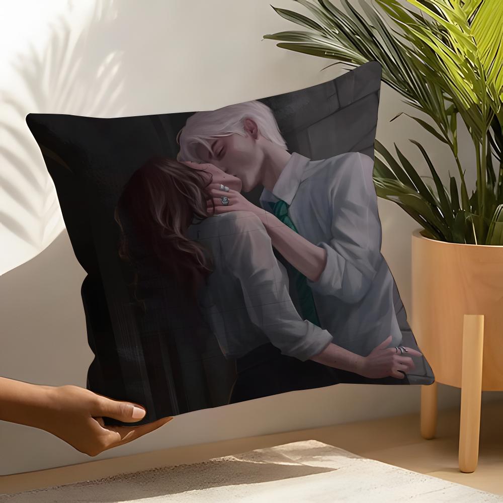 Romantic DDramione Pillow Case Home Living Room Decoration Linen Pillow Cases Cushion Cover