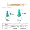 300pcs Line Tackle Accessories Fishing Bobber Stopper Fishing Supply Float Rubber Bean Soft transparent Space Beans