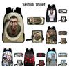 Набор рюкзаков для розыгрышей Skibidi Toilet Веселый и универсальный, Доступны разные цвета и размеры, Подходит для всех полов