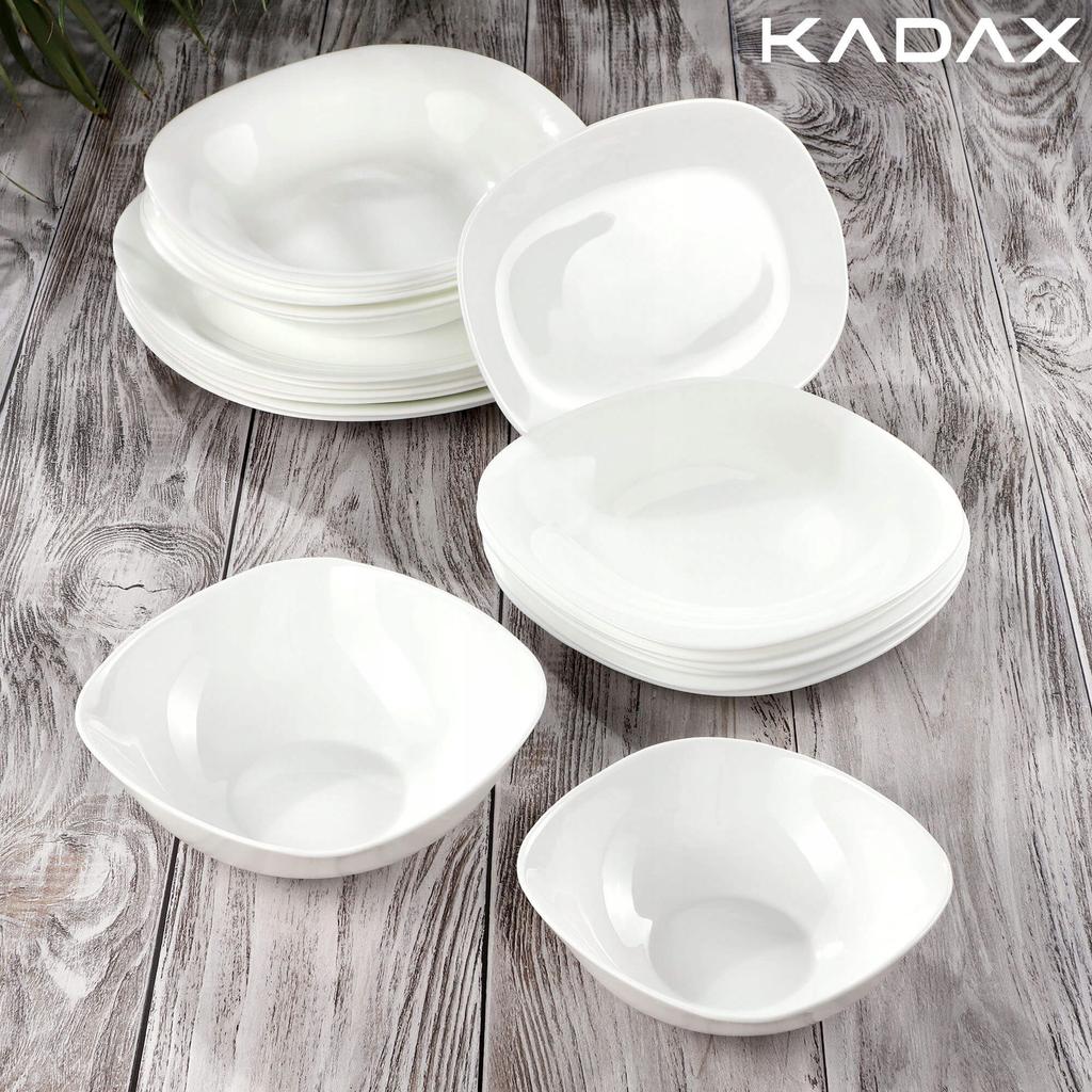 KADAX Deep Dinner Plate 23cm White