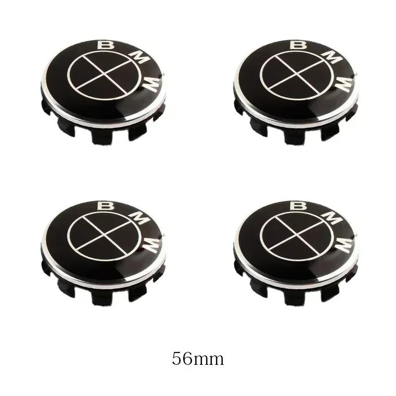 4pcs 56mm 68mm Car Wheel Center Hub Caps ABS Tire Cover Sticker For BMW M Emblem E46 E36 E34 F10 E90 F30 E60 F30 E53 E30 E92 E87 CUO1