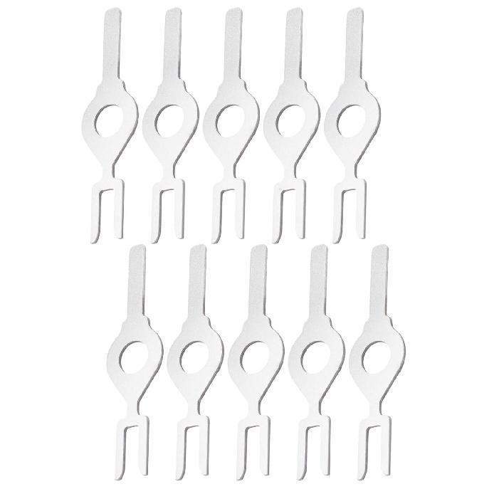 (10PCS) HBL1209 Wall Switch Fork Key for Hubbell Kellems Wall Switch, Standard Locking Switch, Commercial Wall Switch - #1209 Tamper Proof Electrical