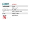 Углошлифовальная машина Makita 720 Вт 100 мм, штекер CN (адаптер в комплекте)