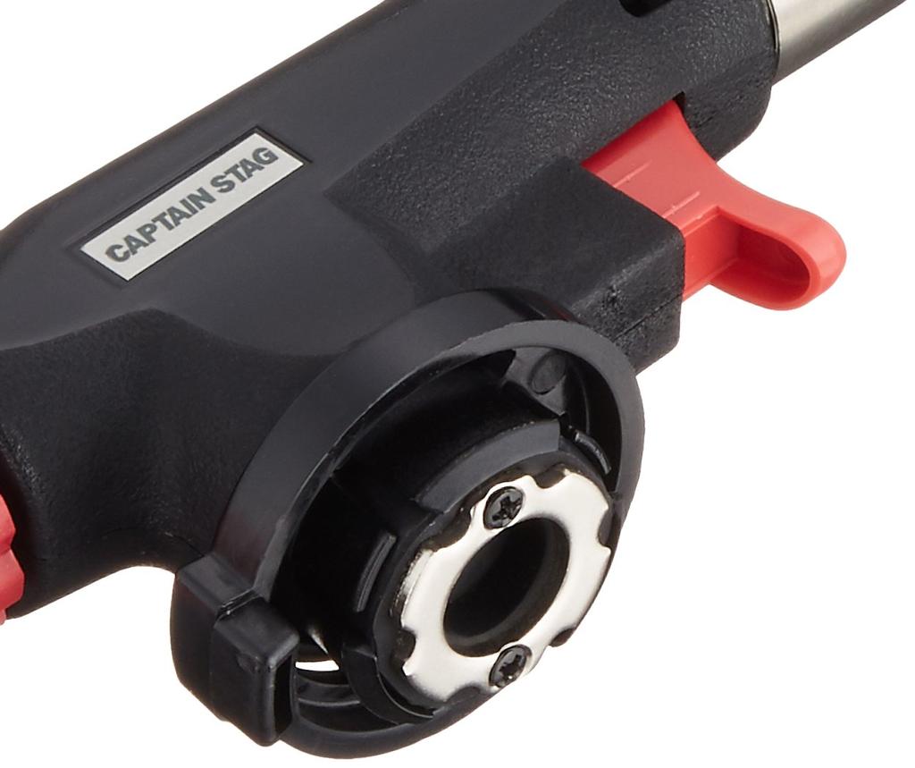 Captain Stag M-6325 Portable Gas Torch for Charcoal Fire Starters and Portable Gas Canisters