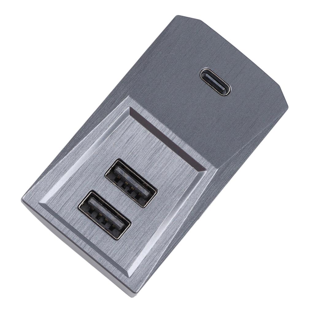 Glove Box USB Hub Multiport Stable Transmission Convenient Car Docking Station Replacement for Tesla Model 3 Y