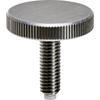 TRUSCO POM Padded Knurled Knob Stainless Steel M5X10