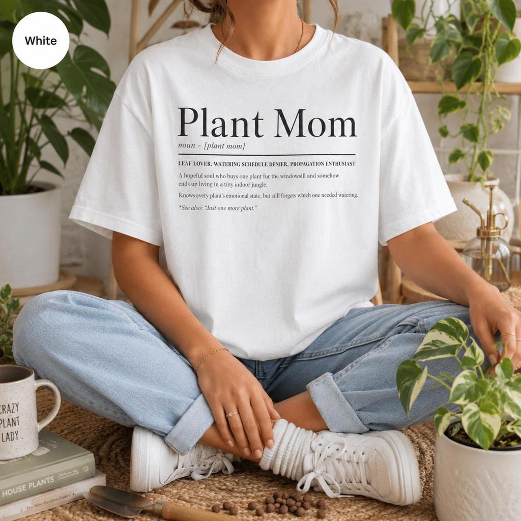 Plant Mom Shirt, Comfort Colors Plant Lady Tshirt, Funny Plant Mom Shirt, Crazy Plant Lady Gift, Gardener Mom Tee, Plant Lover Gift