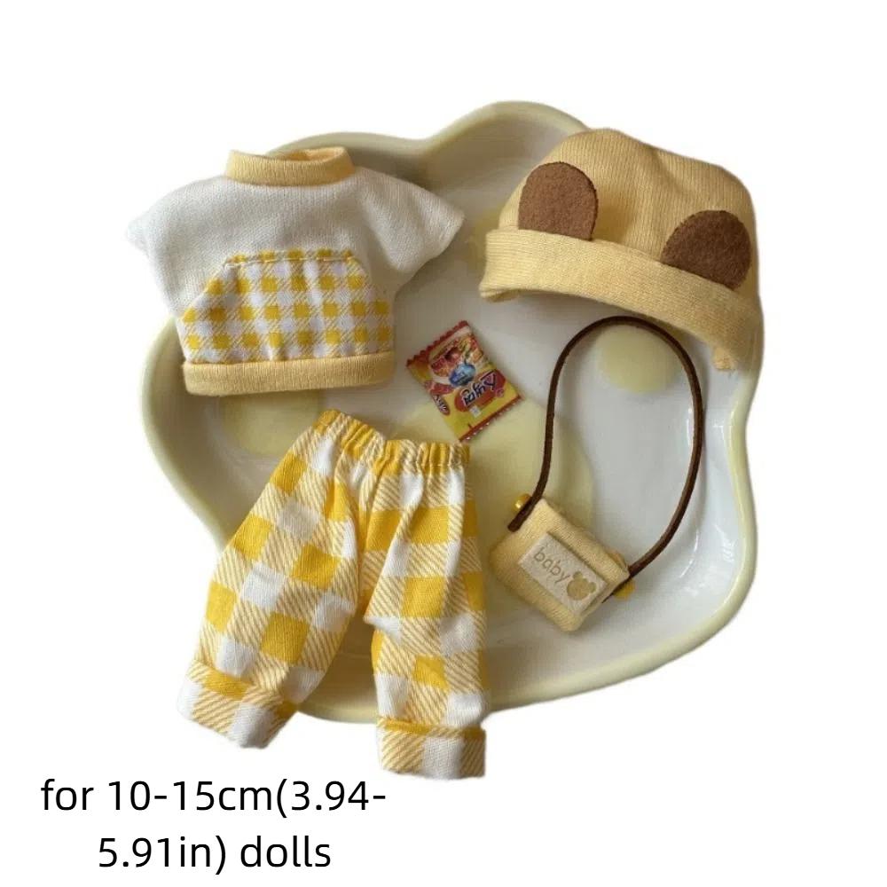 Dress Up Doll Elegant Dresses Casual Wears 1/12 BJD Clothes Doll Princess Clothes Dollhouse Toys