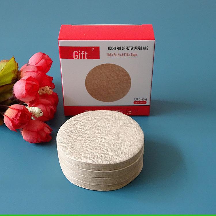 Круглый кофейный фильтр бумажный Нет. 369 за гейзерный кофе, ледяной кофе и вьетнамский пуровер