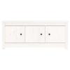 VidaXL Shoe Cabinet White 110x38x45.5 Cm Solid Pine Wood 814600