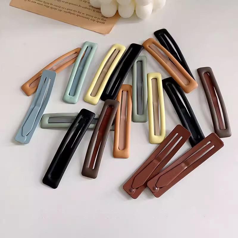 Матовая невидимка для женщин – Высококачественная заколка для детских волосков, лба и боковой челки