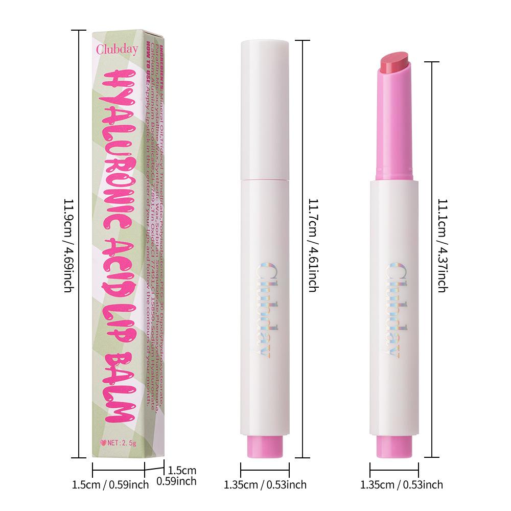 Clubday 8pcs Click-Type Mirror Lip Gloss Set Moisturizing Hydrating Long-Lasting Pearly Fine Shimmer Rose Scent Glossy Lipstick Makeup Cosmetics
