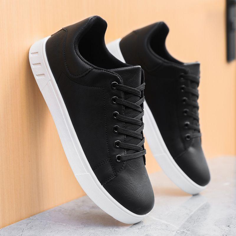 Летние новые кожаные туфли в стиле business casual, мягкая подошва, нескользящие, спортивные туфли, кеды