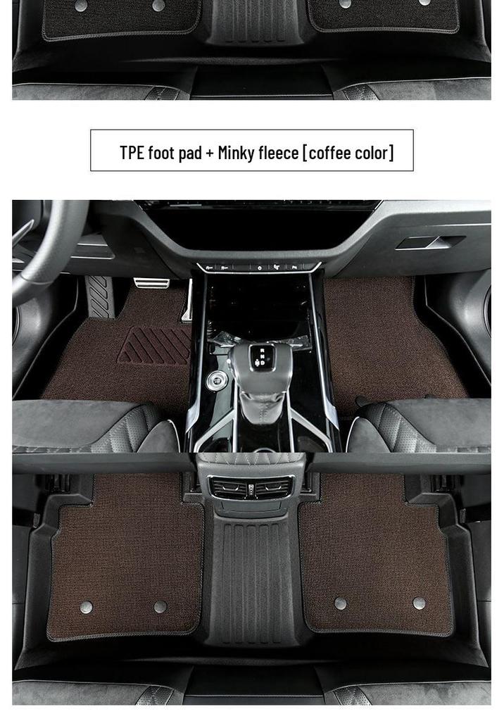 Двухслойные напольные коврики из ТПЭ для Chery Tiggo 8 PLUS/PRO - Экологичные, Индивидуальная посадка