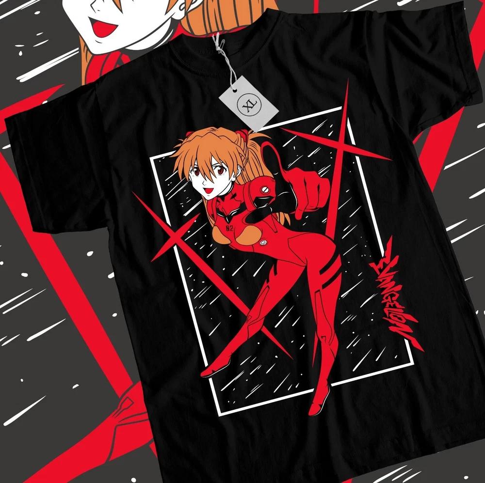 Футболка Аска Неон Genesis Evangelion Аниме Унисексга Унисекс