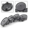 4PCS T60 Universal Car Modification Wheel Hub Caps, Chrome Plated Wheel Center Caps, Outer Diameter 60MM, Center Wheel Caps