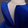 Европейское и американское вышитое платье-принцесса для девочек - Свадебное платье с длинным шлейфом