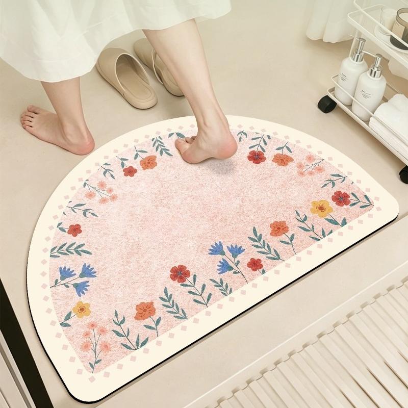 Bathroom absorbent diatom mud toilet doormat toilet toilet floor mat toilet carpet