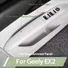 For Geely EX2 Proton eMAS 5 2025 2026 Door Armrest Panel Window Switch Decor Sticker Auto Interior Accessories