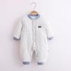 Детский стеганый зимний ромпер, толстый хлопок 150 г - теплый, бесшовный детский комбинезон для осени/зимы