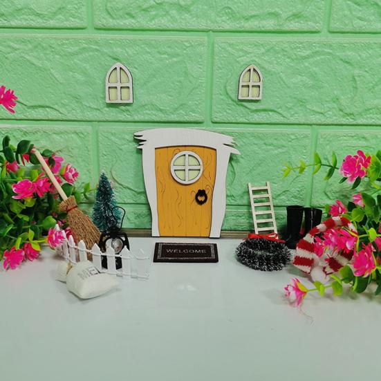 Безопасная сказочная дверь, светящаяся в ночное время, миниатюрное украшение своими руками