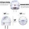 Emotionlite Plug-in LED Night Light Dusk to Dawn Sensor Warm White 6 Pack