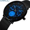 CRRJU/2150 New Men's Watch Business Casual Personality Watch Fashion Popular Men's Watch Student Watch