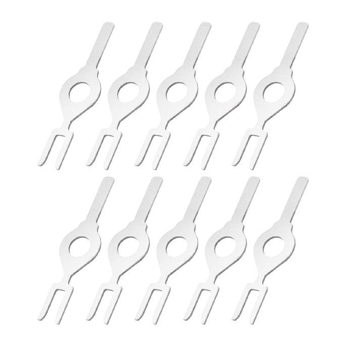 (10PCS) HBL1209 Wall Switch Fork Key for Hubbell Kellems Wall Switch, Standard Locking Switch, Commercial Wall Switch - #1209 Tamper Proof Electrical