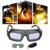 Welder Glasses with Clear View Wide 2 Sensors Application TRUE Color Solar Powered