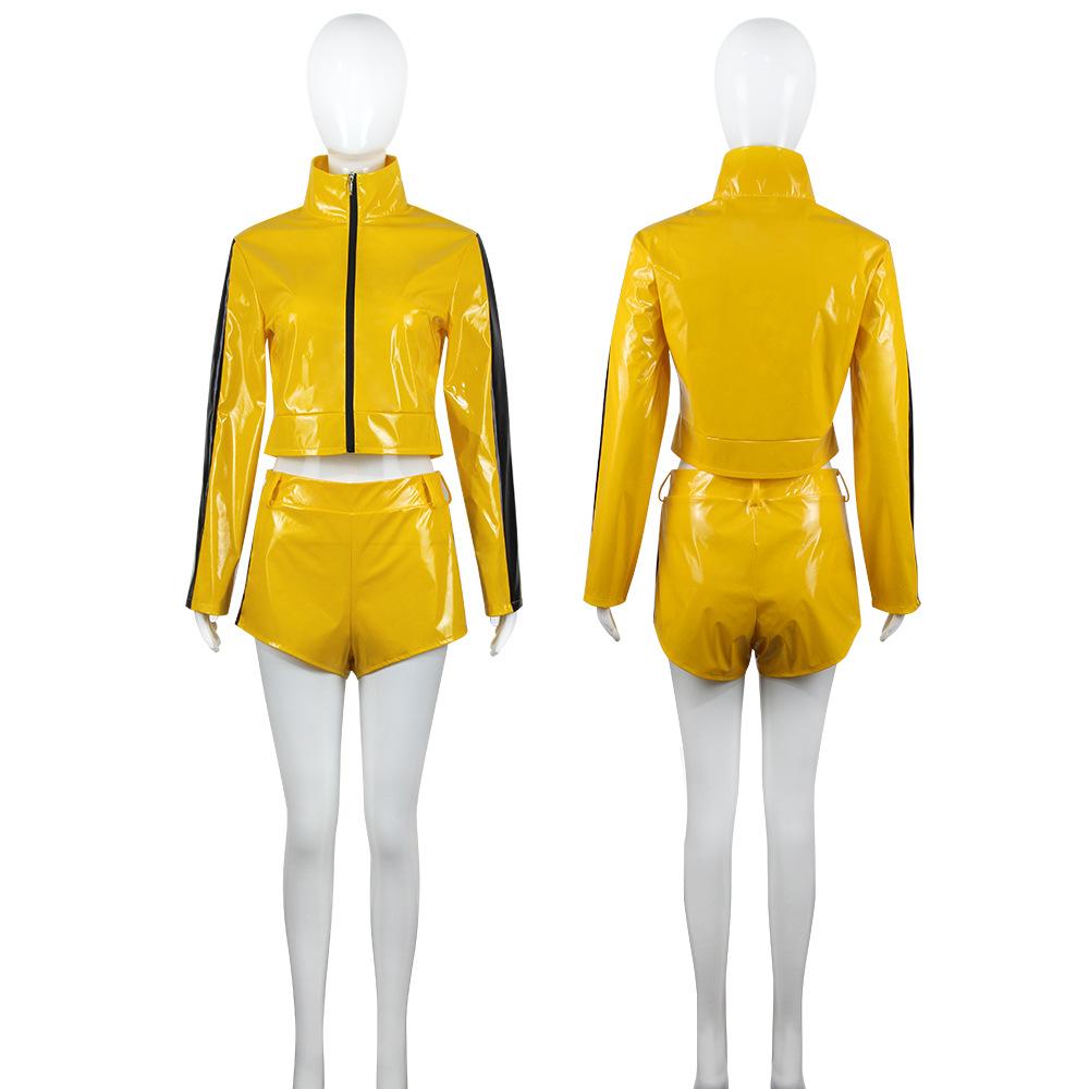 The Bride Anime Style Cosplay Outfit, Kill Bill Movie Role Play Costume