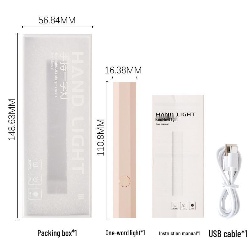 Nail Salon Quick-Dry Handheld UV Lamp: Fast-Curing, Non-Darkening Light for Wearable Nails