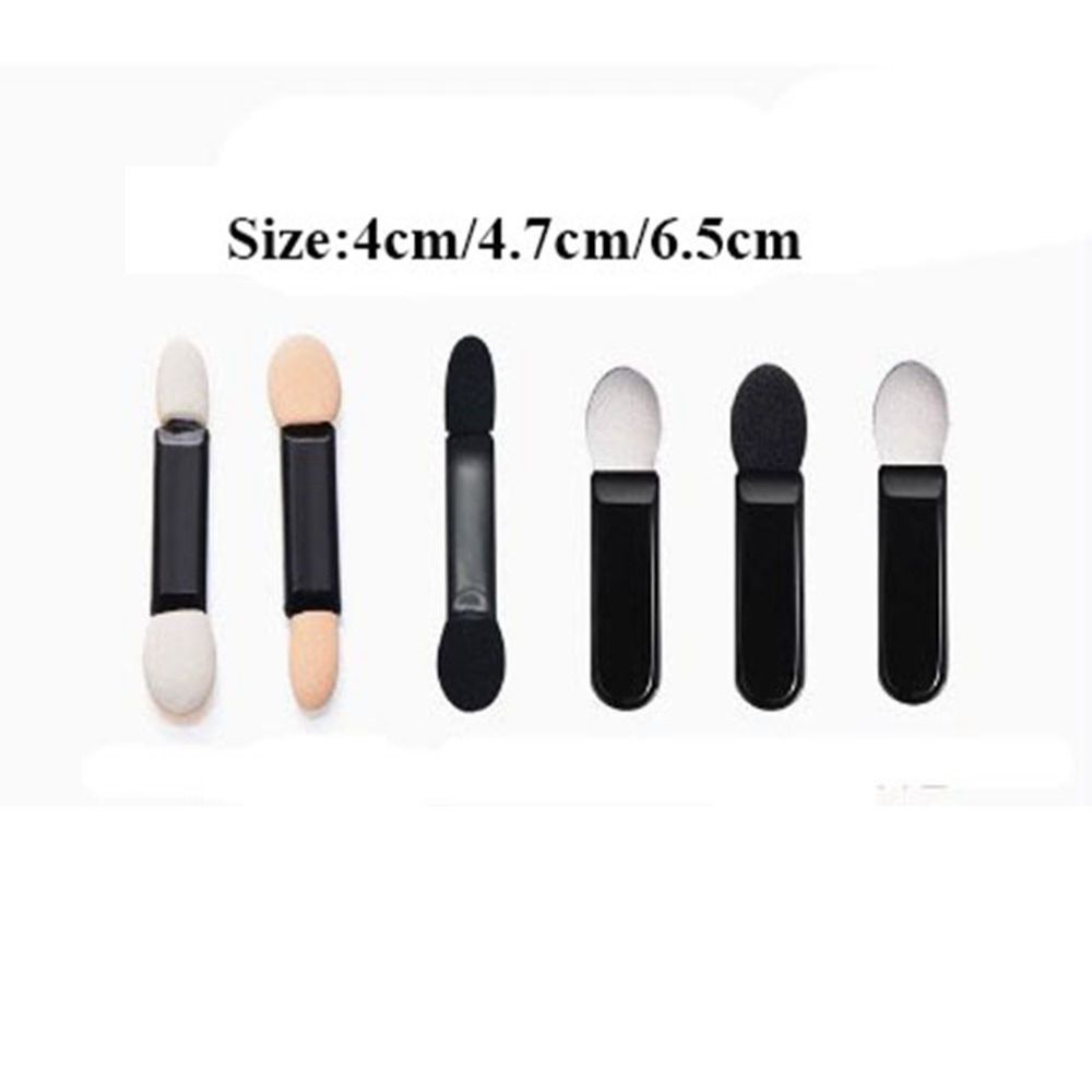10 шт. Портативный двухсторонний латексный спонж Одноразовая кисть для теней Инструменты для макияжа