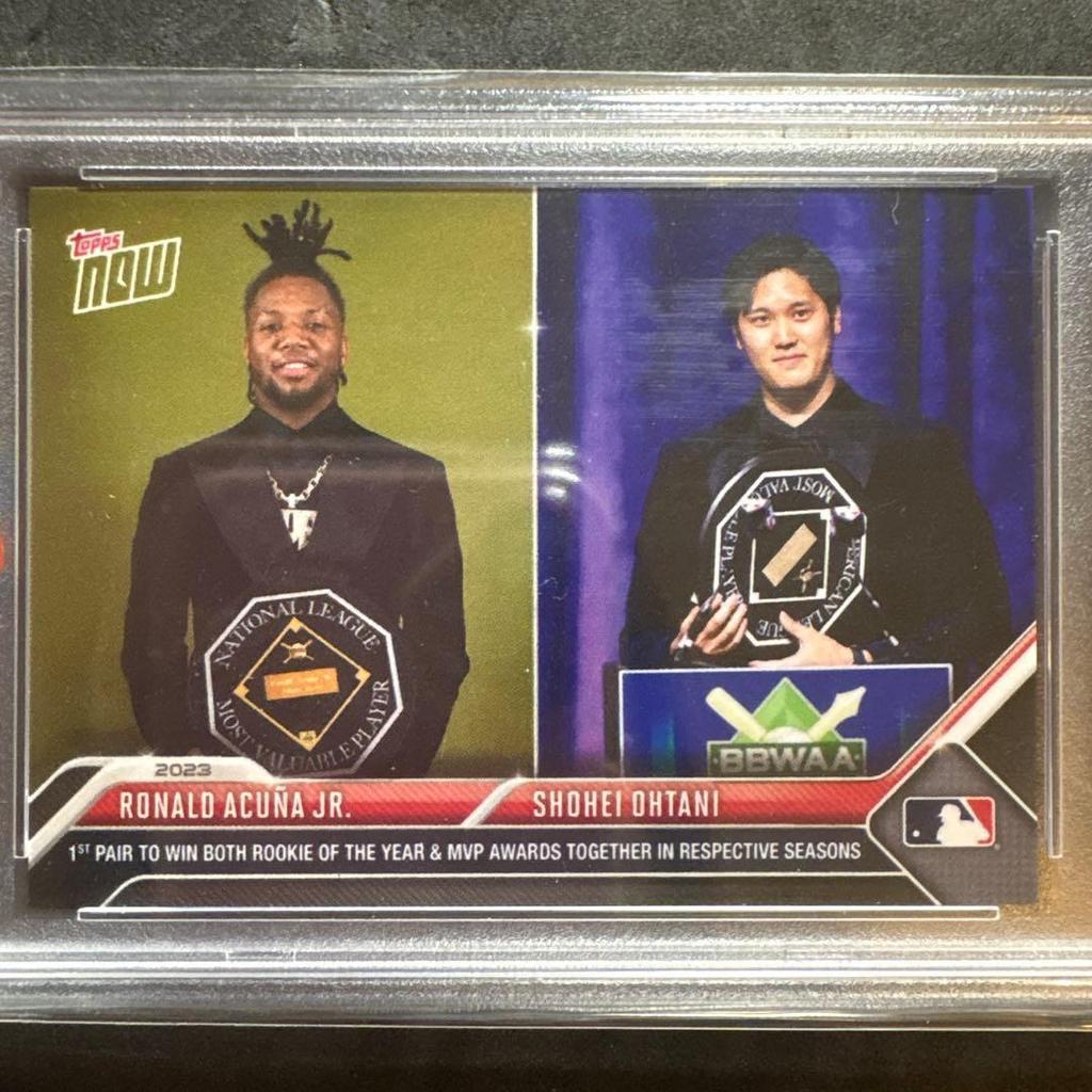 Used PSA10 Shohei Ohtani Ronald Acua Jr. 2023 Topps Now