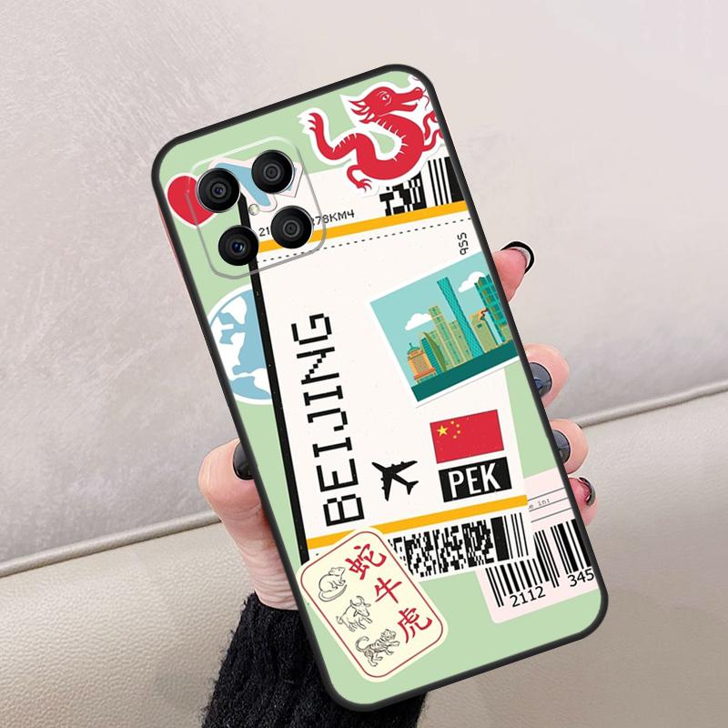 СИДНЕЙ ПОСАДОЧНЫЙ ТАЛОН Traveltickets Для Honor Magic 7 6 5 8 Pro Чехол Для Honor 200 Lite 400 70 50 X8c X8b X9a X9b X9c X9d Win RT