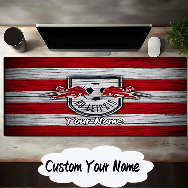 Custom Name Mouse pad Leipzig Soccer Crest Mouse pad, Gaming Mouse Pad, keyboard pad, Desk Decor for computer notebook Fan Birthday Gift
