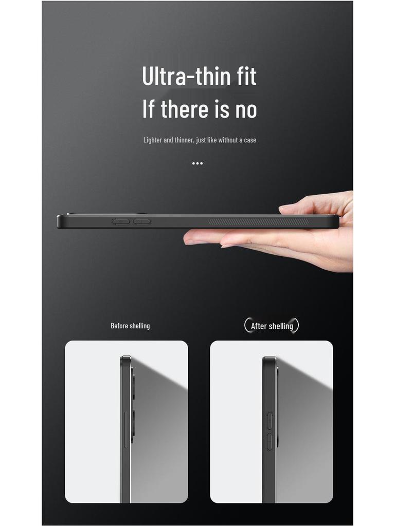 Совместимый с OnePlus 15, Защитный чехол из матового металла с полной защитой и защитой объектива, Легкий деловой жесткий чехол.