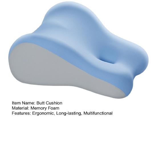 Couples Butt Cushion Hip Intimacy Pillow Memory Foam Multi Position Wedge Cushion Ergonomic Leg Wedge for Bedroom Relaxation Post-Surgery Recovery