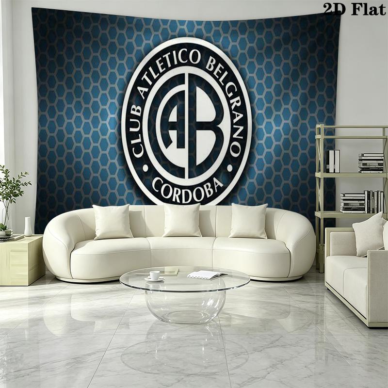 CLUB ATLETICO BELGRANO Wall Tapestry Aesthetic Wall Hanging Printed Fabric Blanket Decorative Tapestries for Bedroom Living Room Home Decor