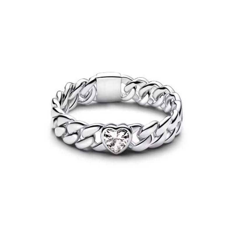 S925 Silver Pink Flower Bee and Bow Women's Ring Fashionable and Versatile Gift for Friends 2026