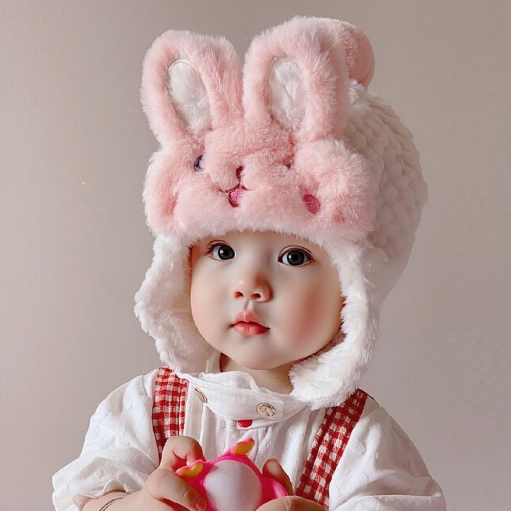 Ear Protection Winter Baby Hats Thickened Lei Feng Hat Soft Plush Infant Caps for Girls and Boys