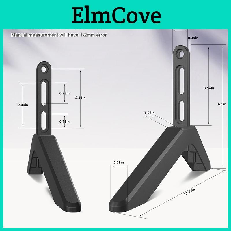 Base Tv Table Stand Universal Top Tv Legs For Vizio Samsung Lg Tcl Hisense Televisions With Screws Easy Install