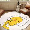 Cute Pika Adventure Round Rug for Livingroom,Bedroom, Palyroom, Chair Rug, Area rug, Circle Carpet, Large Size Fan Christmas gift