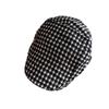 Checkered Pattern Retro Beret Hat For Women Breathable Sunshade Headwear Gift