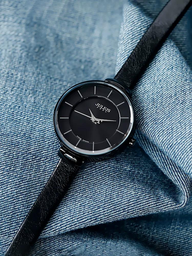 Julius Genuine Goods Watch Ladies Retro Student K-style Simple Fashion Trend Thin Belt Small Watch Elegant