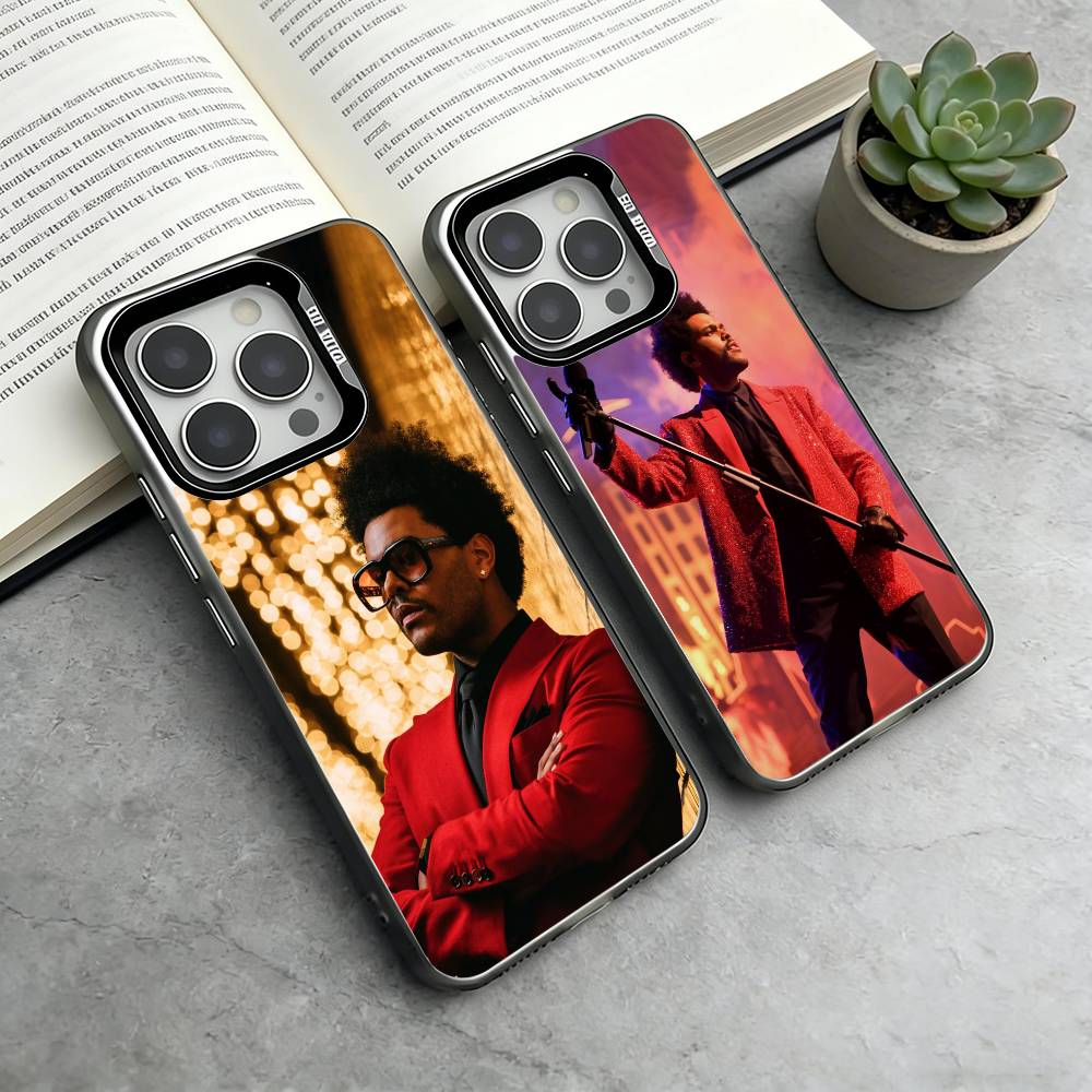 Чехол для телефона The Weeknd для iPhone 17,16,15,14,13,12,11 Plus,Pro Max,XS, Цветной Серебристый Черный Чехол