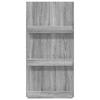 Magazine Shelf Grey Sonoma 51 x 11 x 102 cm Particleboard