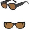 Women's Sunglasses Simple Box Sunscreen UV Sunglasses Retro Plain Sunglasses.